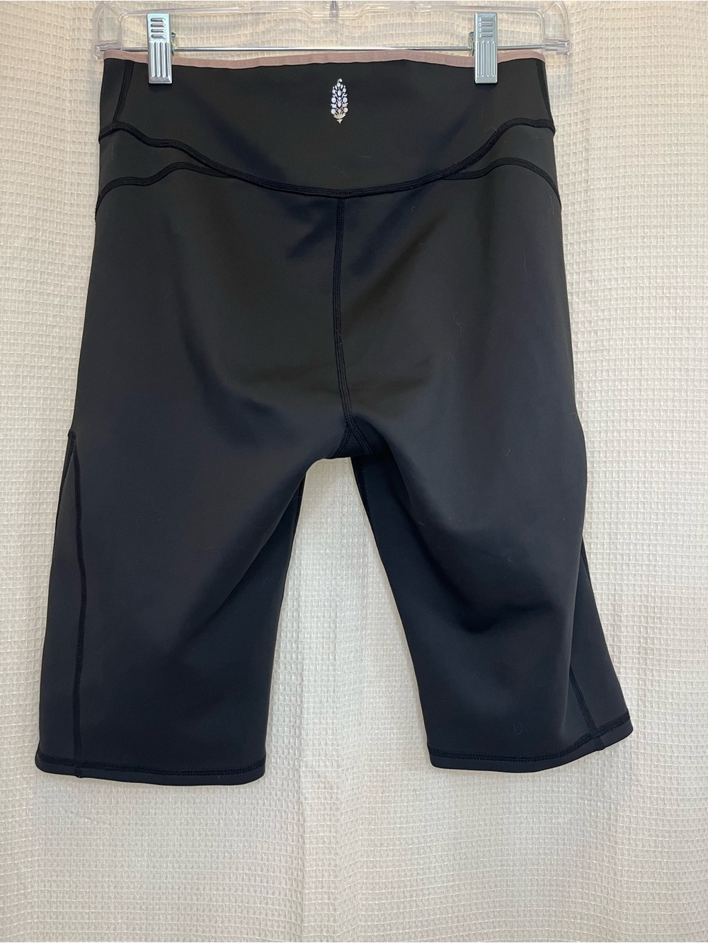 FP Movement Free People Black Biker Baby Shorts High Rise - Size S
